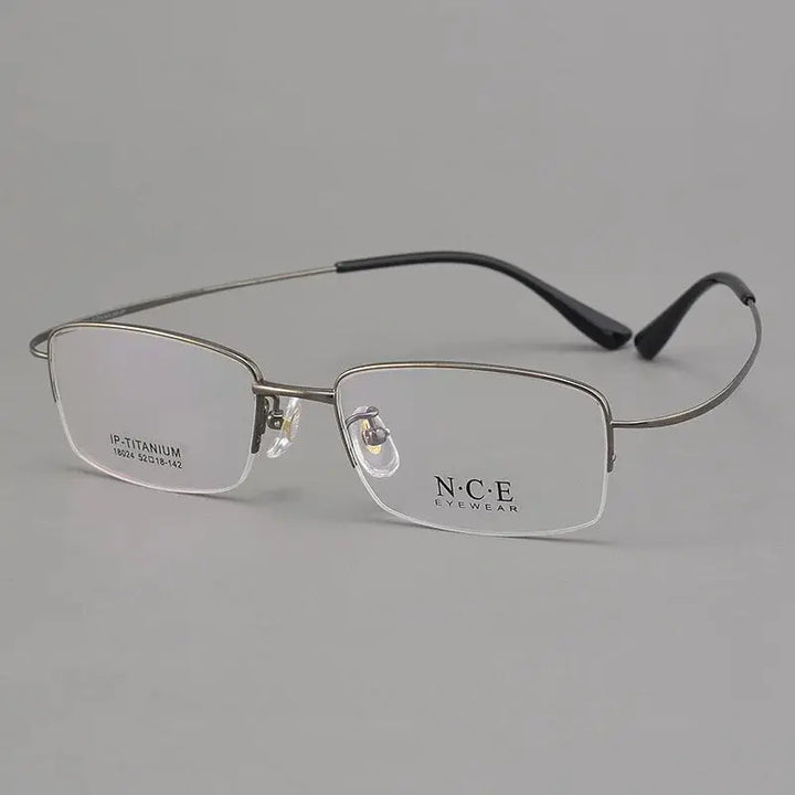 Hdcrafter Unisex Full Rim Rectangle Titanium Frames 180240 Hdcrafter Eyeglasses