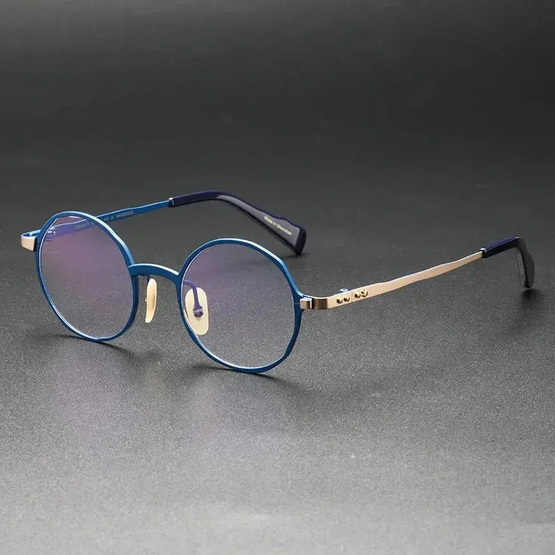 Aror Women's Full Rim Round Titanium Eyeglasses 59612.