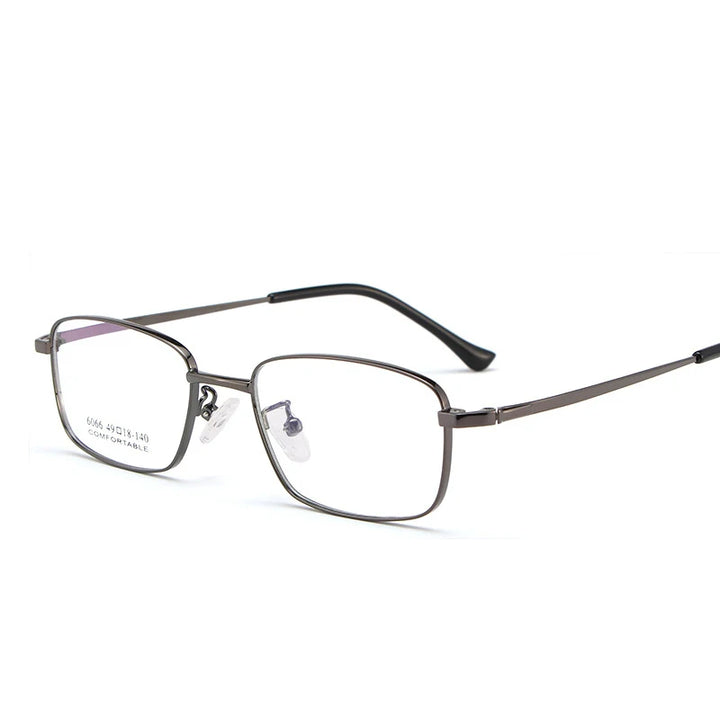 KatKani Men's Full Rim Square Titanium Eyeglasses 6066 Full Rim KatKani Eyeglasses   