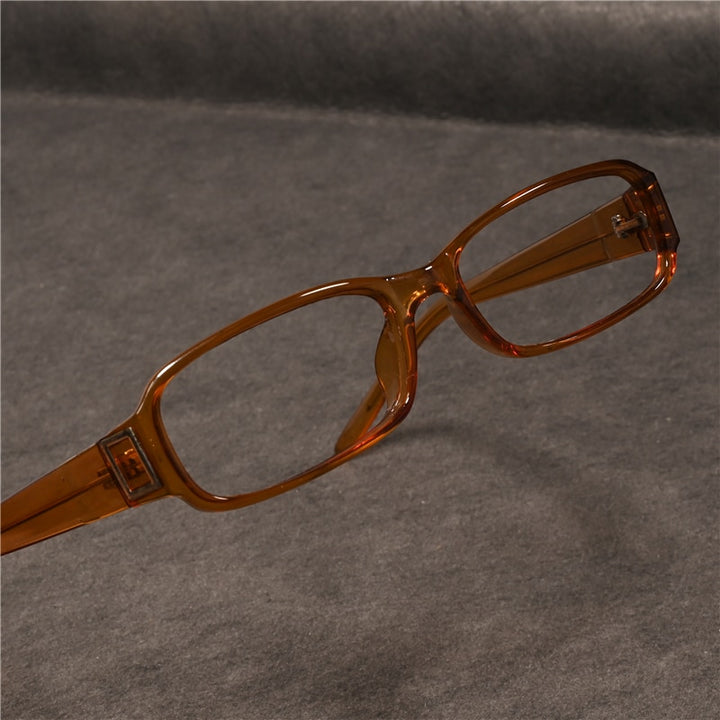 Cubojue Unisex Full Rim Rectangle Tr 90 Titanium Presbyopic Reading Glasses 4430p Reading Glasses Cubojue   