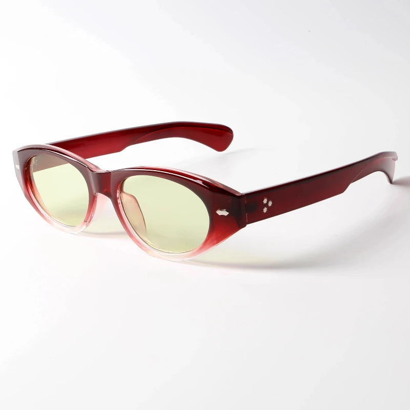 Hewei Unisex Full Rim Oval Tr 90 Uv400 Sunglasses 43893 Full Rim Hewei