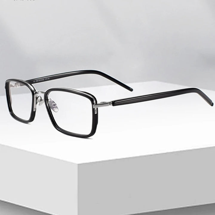 Blackmask Unisex Full Rim Square Acetate Eyeglasses BM-M171