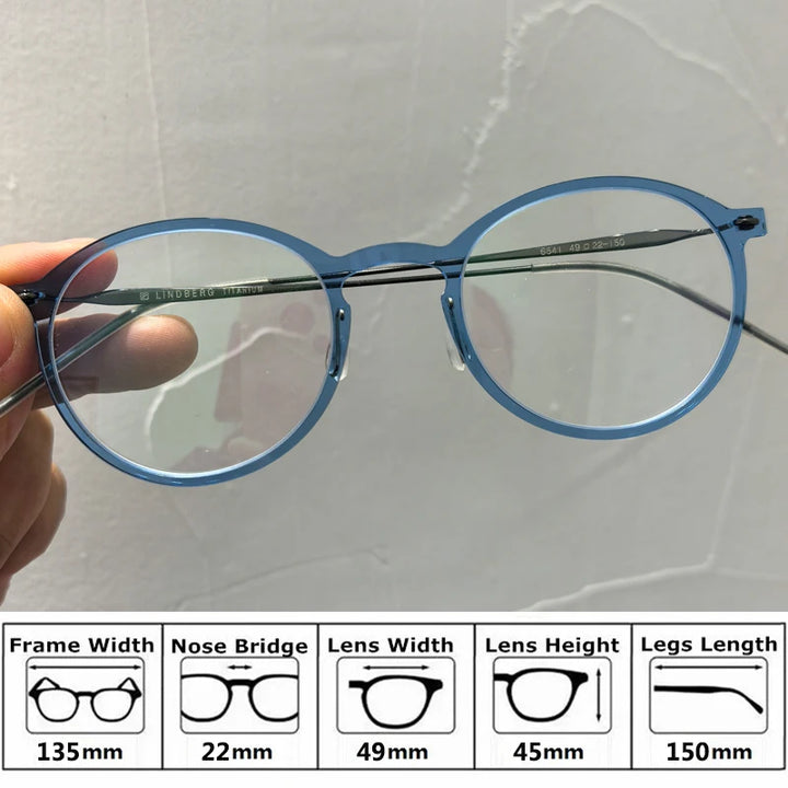 Bobbie Unisex Full Rim Square Acetate Eyeglasses 65-Series