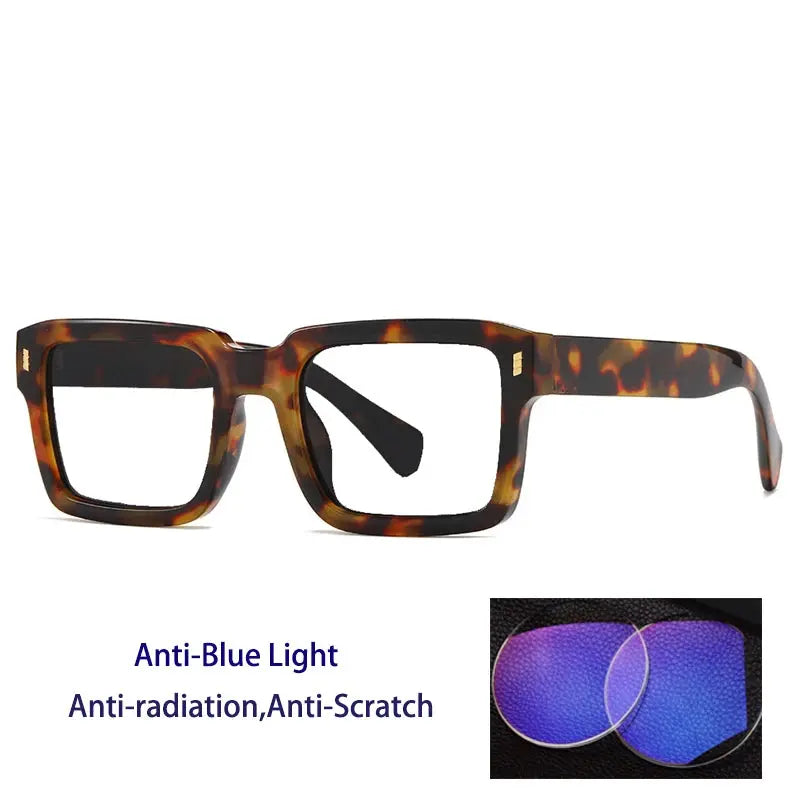 Kocolior 491001 Unisex Full Rim Square PC Frames FuzWeb