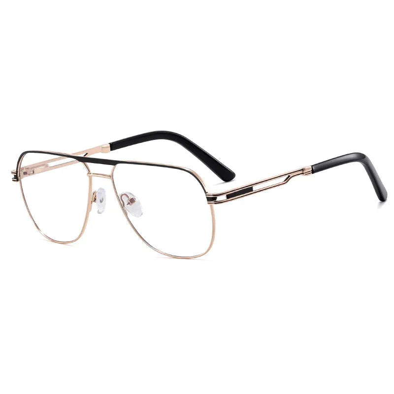 CCspace Women's Full Rim Oval Double Bridge Tr 90 Titanium Reading Glasses 312739