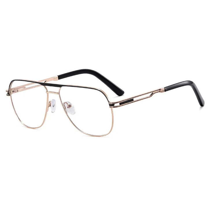 CCspace Women's Full Rim Oval Double Bridge Tr 90 Titanium Reading Glasses 312739