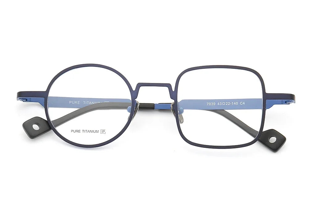 Aror Women's Full Rim Square Round Titanium Eyeglasses 17039