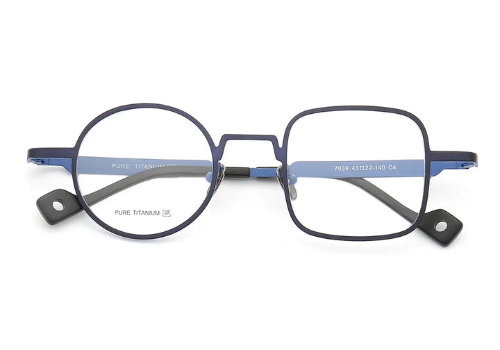 Aror Women's Full Rim Square Round Titanium Eyeglasses 17039