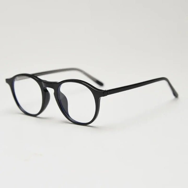 Gatenac Unisex Full Rim Round Tr 90 Titanium Eyeglasses 759190 FuzWeb