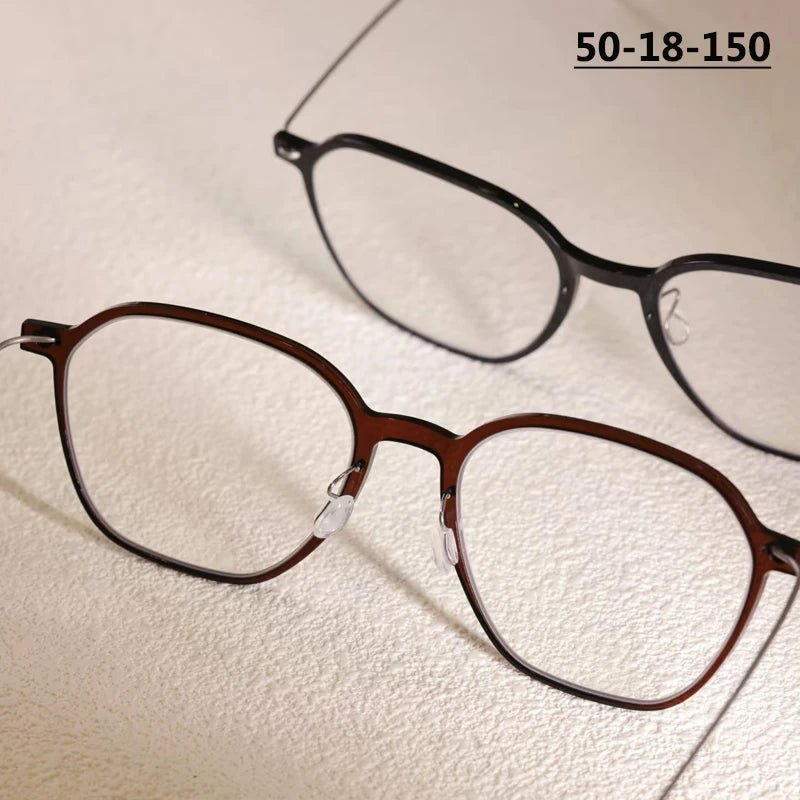 Bobbie Unisex Full Rim Square Acetate Eyeglasses 6627