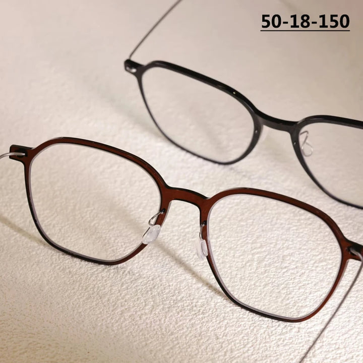 Bobbie Unisex Full Rim Square Acetate Eyeglasses 6627