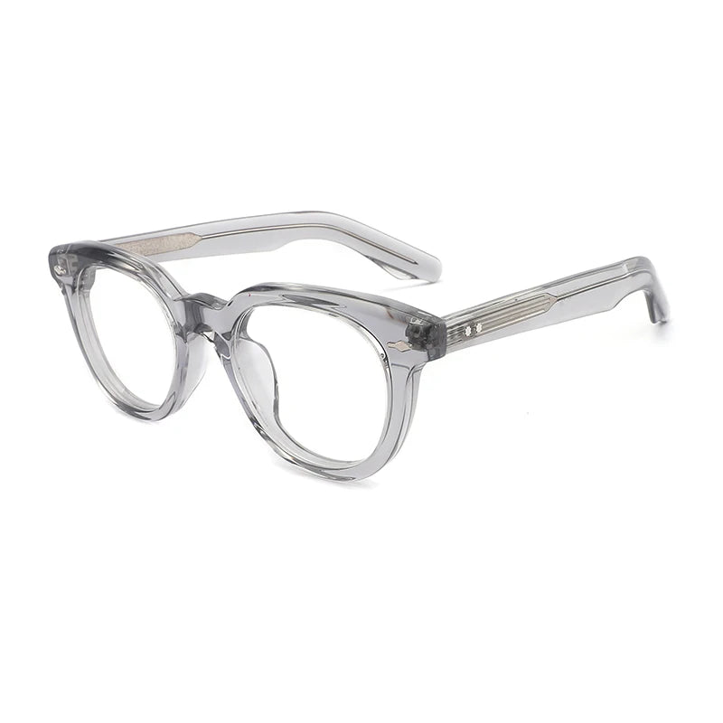 Gatenac Unisex Full Rim Oval Square Acetate Eyeglasses G91123