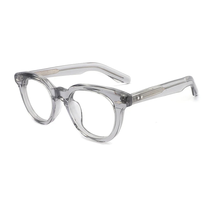 Gatenac Unisex Full Rim Oval Square Acetate Eyeglasses G91123