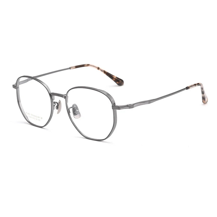 Reven Jate Women's Full Rim Square Round Titanium Eyeglasses 20484