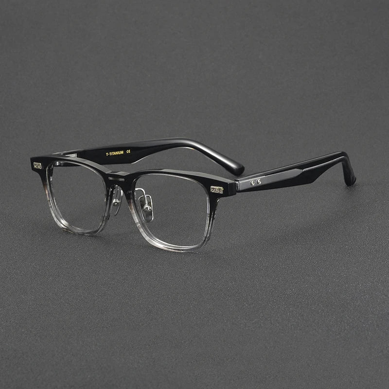 Blackmask Unisex Full Rim Square Acetate Eyeglasses BM-P752