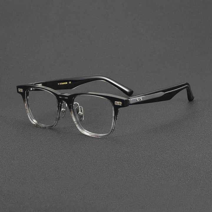 Blackmask Unisex Full Rim Square Acetate Eyeglasses BM-P752