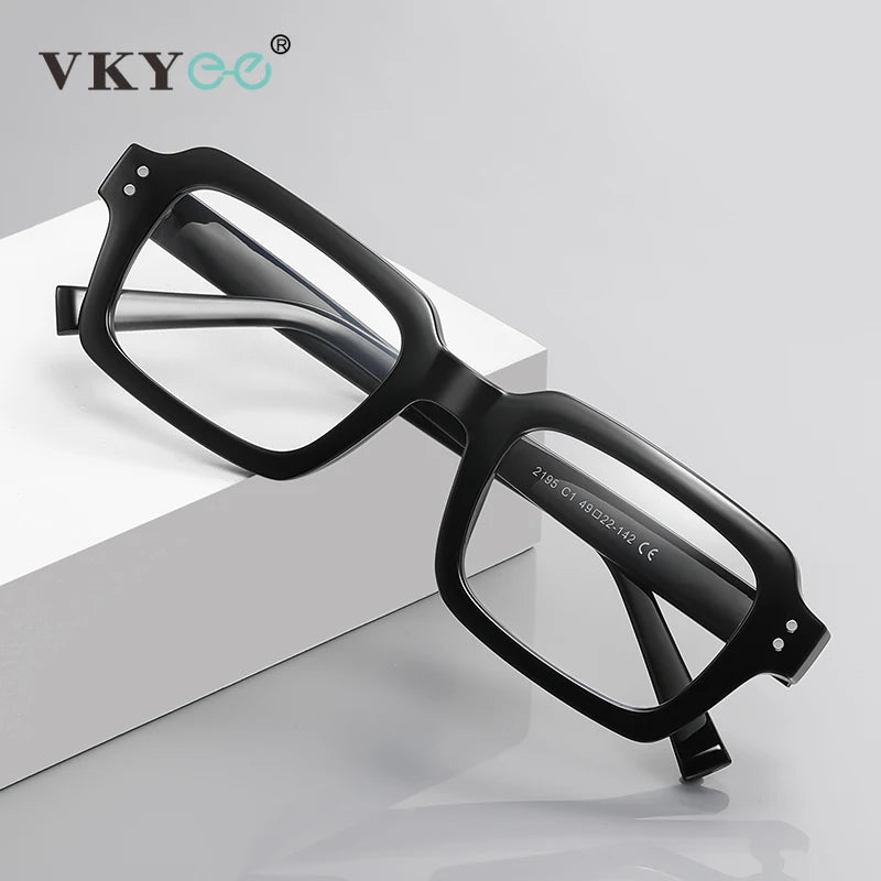 Vicky Unisex Full Rim Square Tr 90 Alloy Reading Glasses 2195 Reading Glasses Vicky   