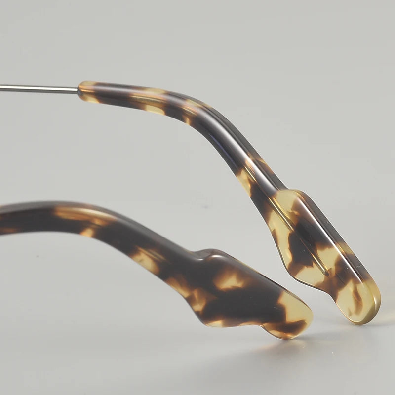 Muzz 652F men's small square IP titanium prescription eyeglasses — view 9