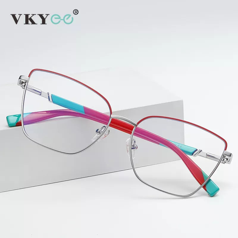 Vicky Women's Full Rim Cat Eye Alloy Eyeglasses 3016 Full Rim Vicky   