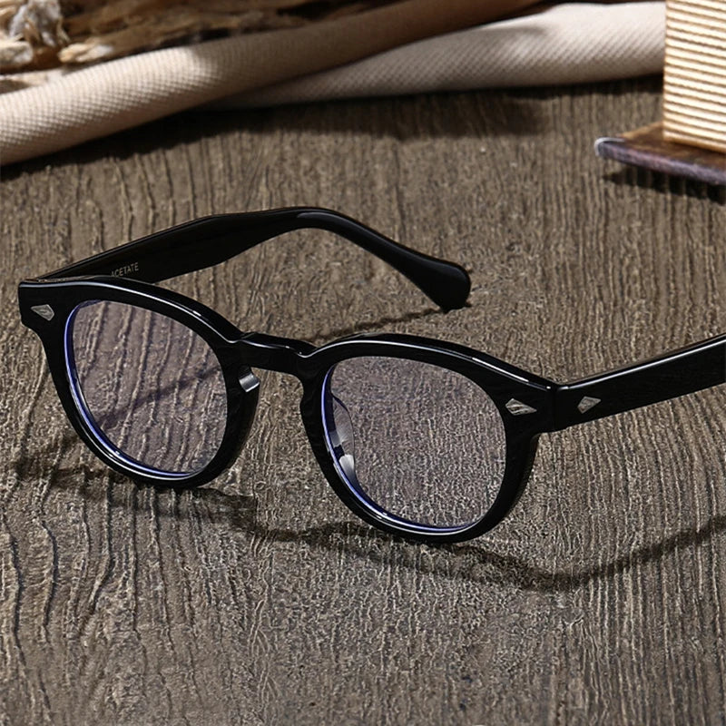 Blackmask Unisex Full Rim Square Acetate Eyeglasses BM-56006