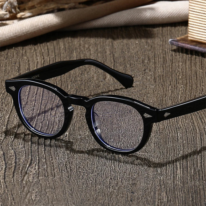 Blackmask Unisex Full Rim Square Acetate Eyeglasses BM-56006