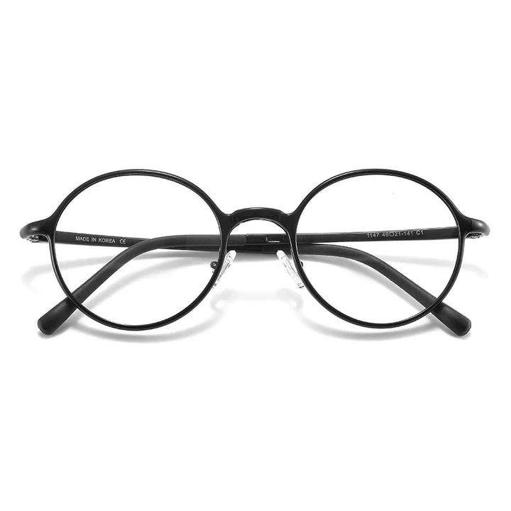 Bclear Unisex Full Rim Round TR90 Eyeglasses MY-1147