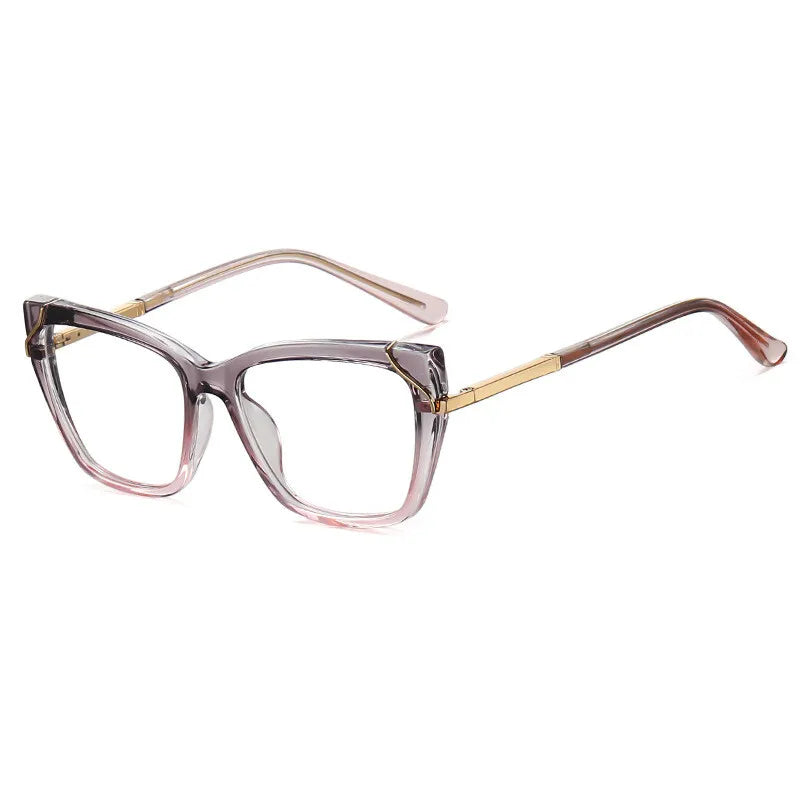 CCspace Women's Full Rim Square Tr 90 Alloy Reading Glasses 312727