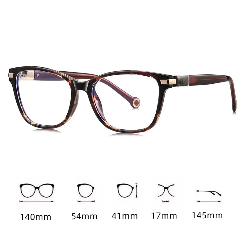 Kocolior Women's Full Rim Square Cat Eye Acetate Photochromic Reading Glasses 512221