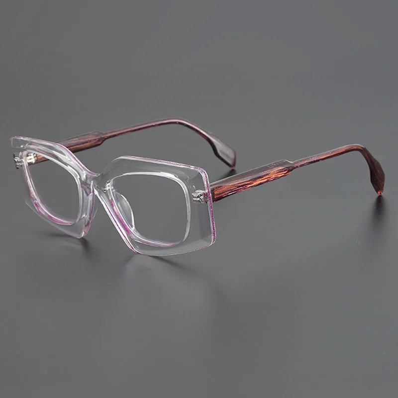 Nobler Unisex Full Rim Wide Edge Cat Eye Acetate Eyeglasses 19312 Full Rim Nobler C3  