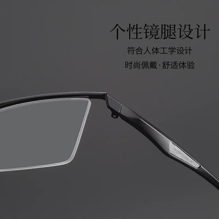 Bclear Unisex Semi Rim Square Alloy Eyeglasses MY-P8332