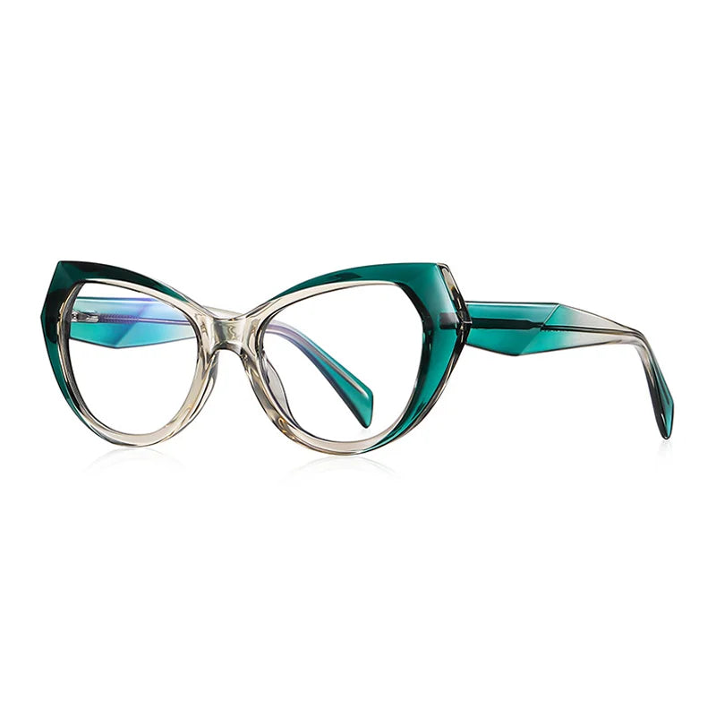 Ralferty Women's Full Rim Cat Eye Tr  90 Titanium Eyeglasses 2025 82163