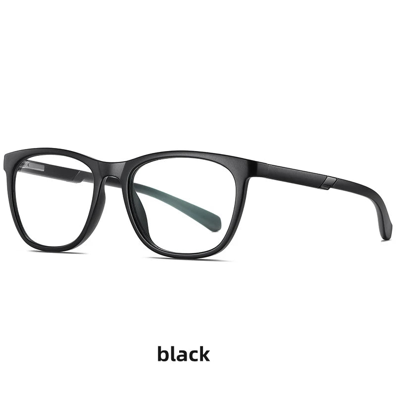 Kocolior Unisex Full Rim Square Tr 90 Hyperopic Reading Glasses 2310 Reading Glasses Kocolior Black 0 