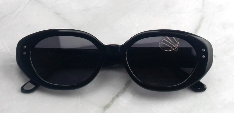 Esnbie Women's Full Rim Oval Rectangle Tac Acetate Sunglasses 471252