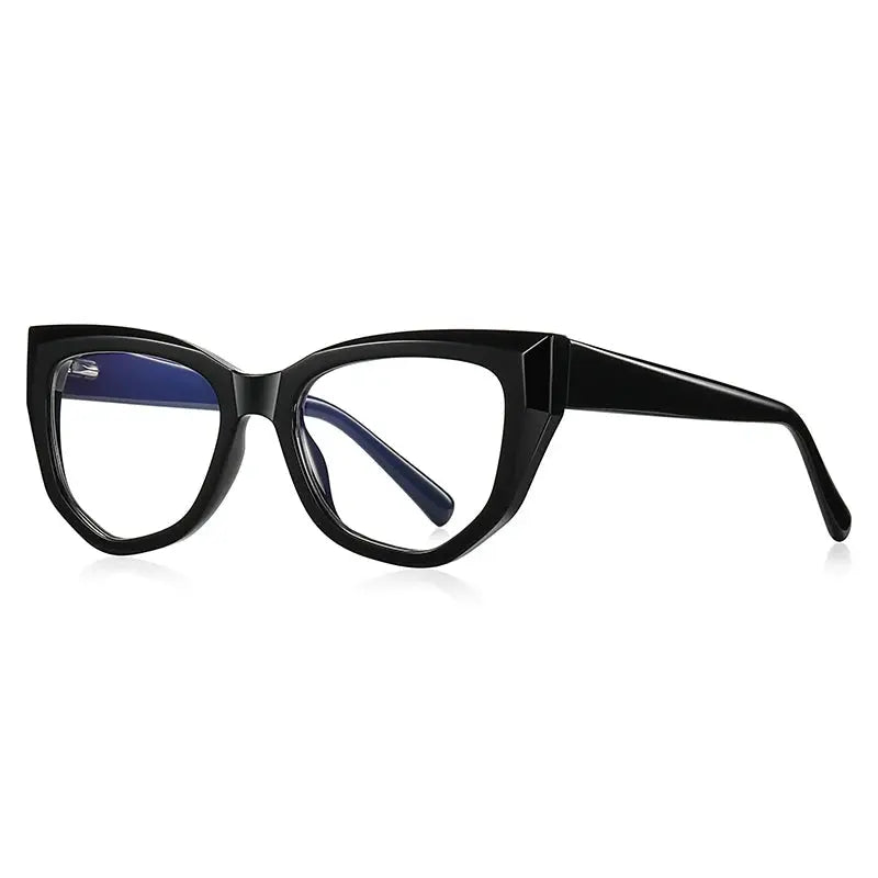Vicky Women's Full Rim Cat Eye Stainless Steel Tr 90 Reading Glasses 2156.