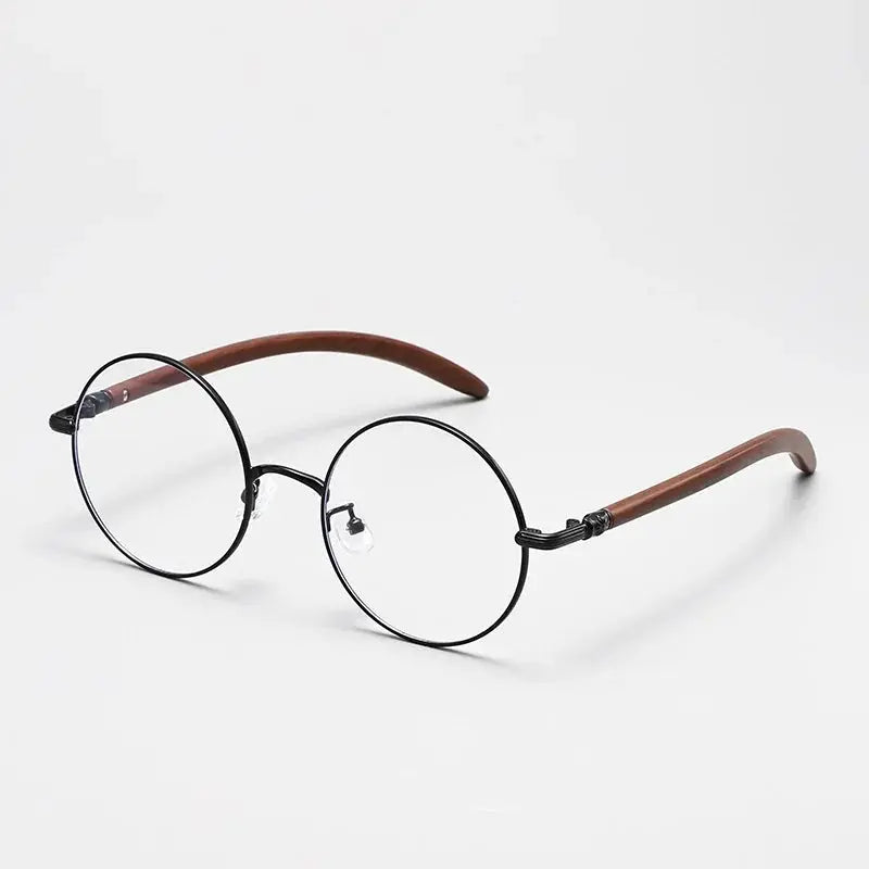 Hdcrafter Unisex Full Rim Round Alloy Frames 102000 Hdcrafter Eyeglasses