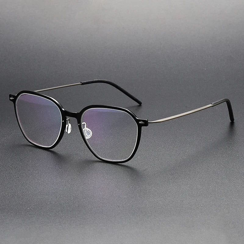 Bobbie Unisex Full Rim Square Acetate Eyeglasses 6627