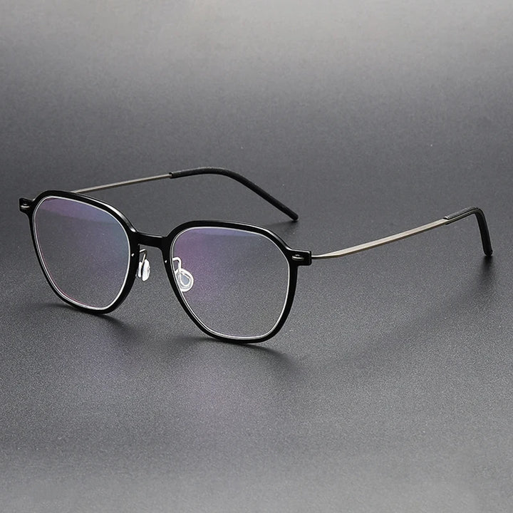 Bobbie Unisex Full Rim Square Acetate Eyeglasses 6627