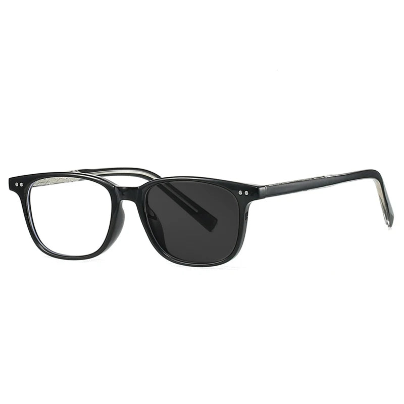 Kocolior Unisex Full Rim Square Tr 90 Photochromic Reading Glasses 28026