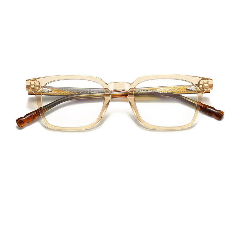 CCspace Women's Full Rim Square Acetate Reading Glasses 802577
