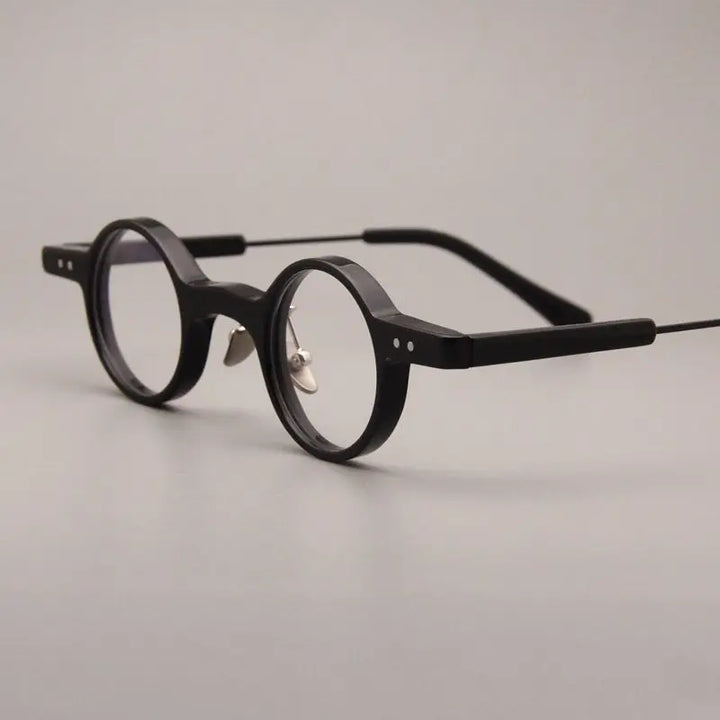 Cubojue Unisex Full Rim Round Tr 90 Titanium Reading Glasses 34140
