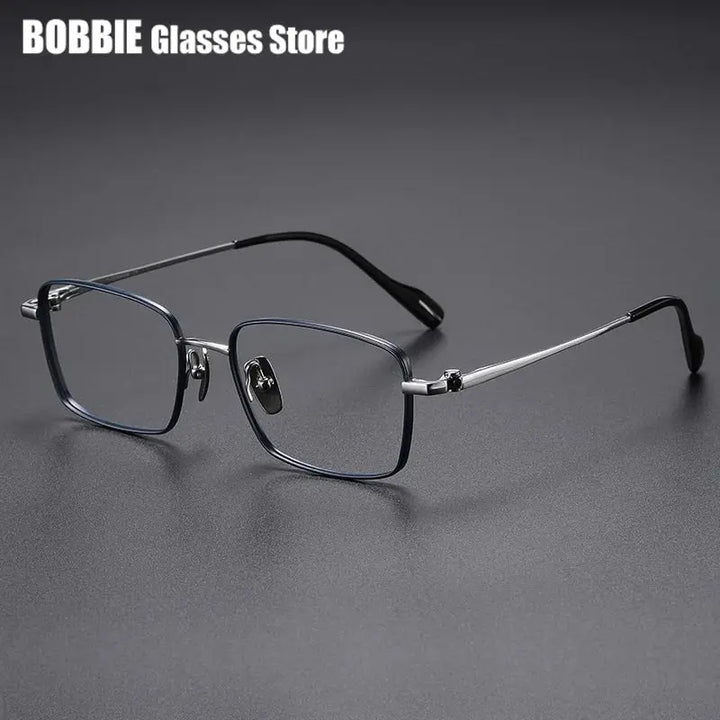 Bobbie Full Rim 810150 Unisex Titanium Square Frames FuzWeb
