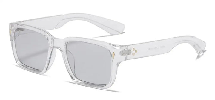 Glocco Unisex Full Rim Rectangular Square Acetate Sunglasses 51127