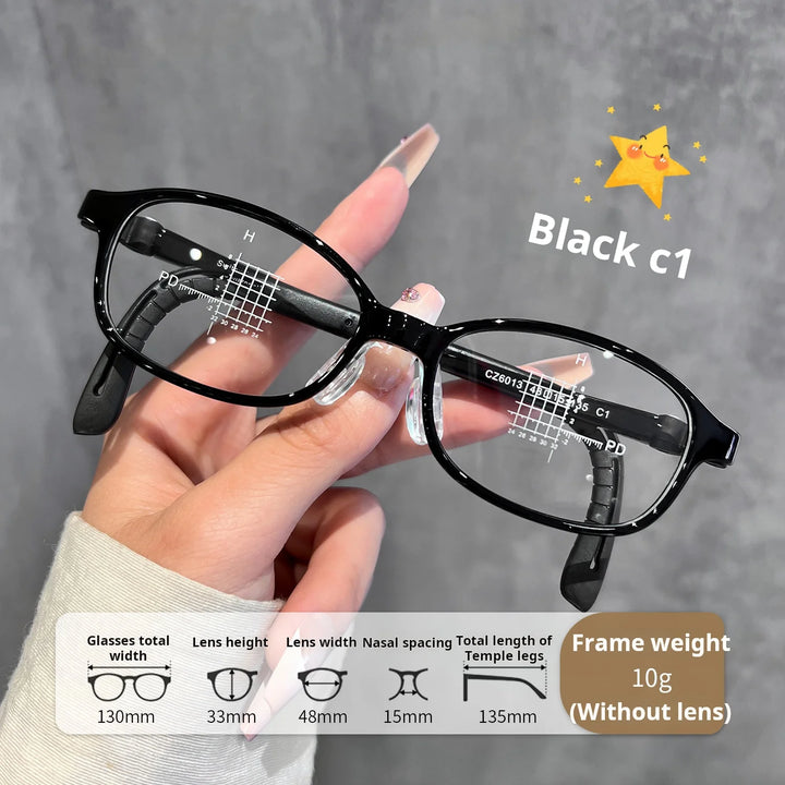 Xbora Unisex Youth's Full Rim Oval Square Tr 90 Eyeglasses 546013