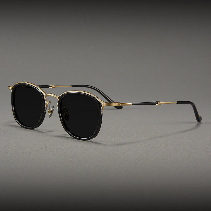 Blackmask Men Full Rim Square Titanium Polarized Sunglasses BM-3118S