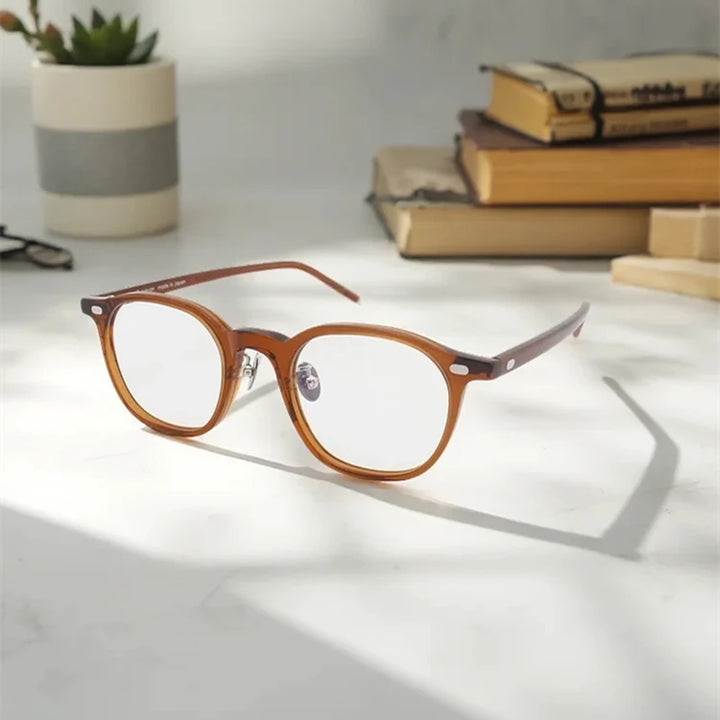 Blackmask Unisex Full Rim Square Acetate Eyeglasses BM-N02