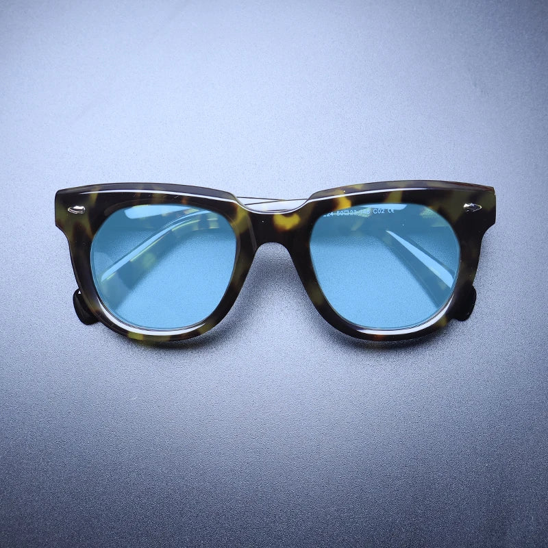 Gatenac Unisex Full Rim Square Acetate Polarized Sunglasses Mo17 Sunglasses Gatenac   