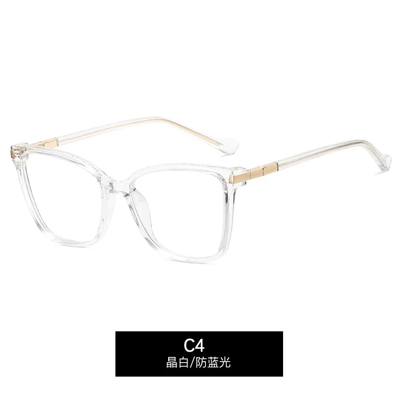 CCspace Women's  Full Rim Square Tr 90 Alloy Reading 312713