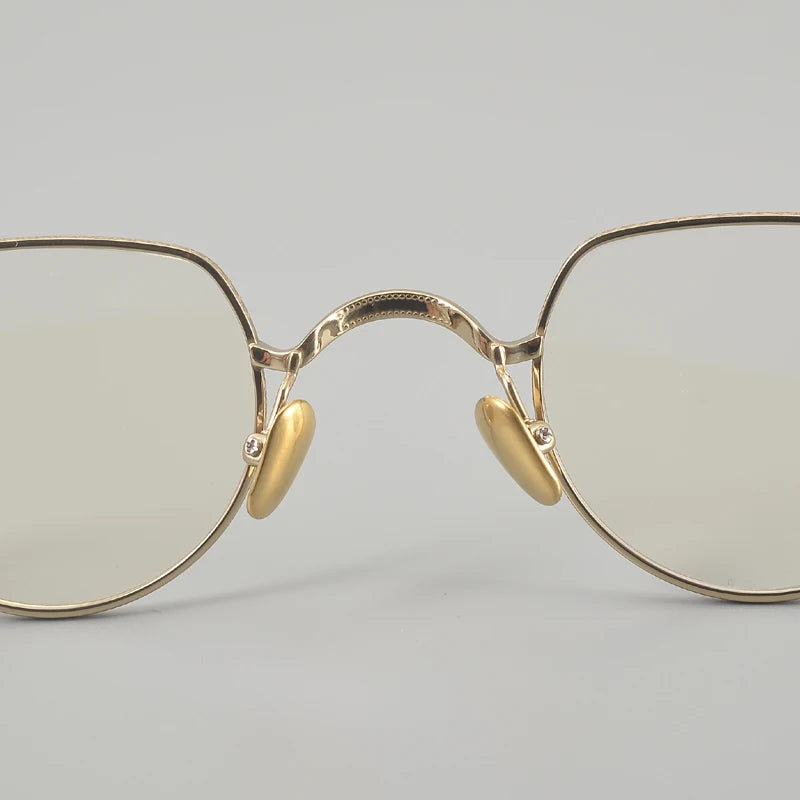 Muzz 651 men's small oval titanium prescription eyeglasses — view 6