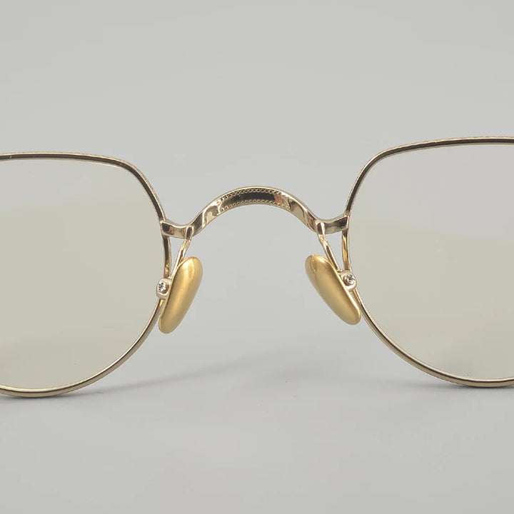 Muzz 651 men's small oval titanium prescription eyeglasses — view 6