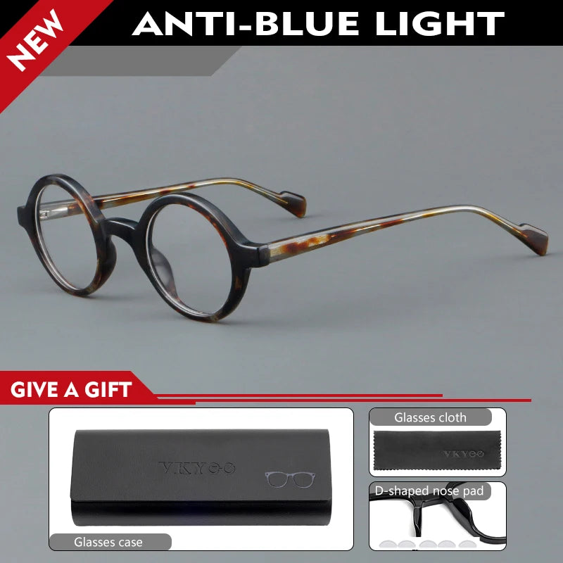 Vicky Women's Full Rim Round Acetate Reading Glasses 30129